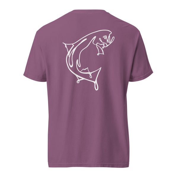 NEW - ROL Unisex Purple T-Shirt w Fish on Back - Image 4