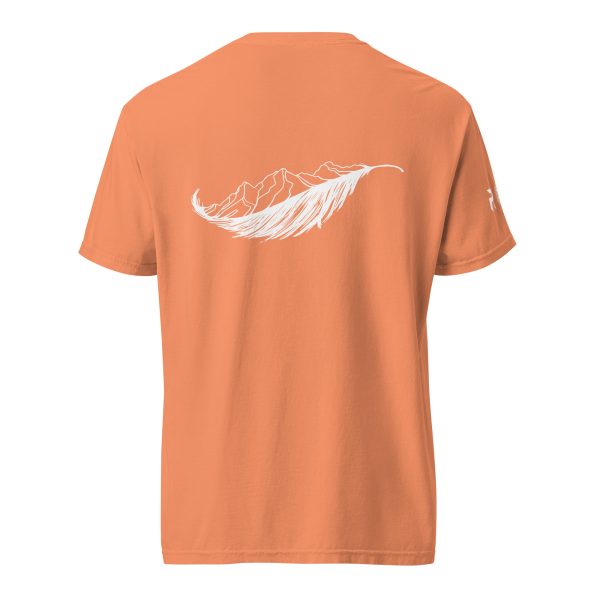 NEW - ROL Unisex Orange T-Shirt w Feather on Back - Image 4